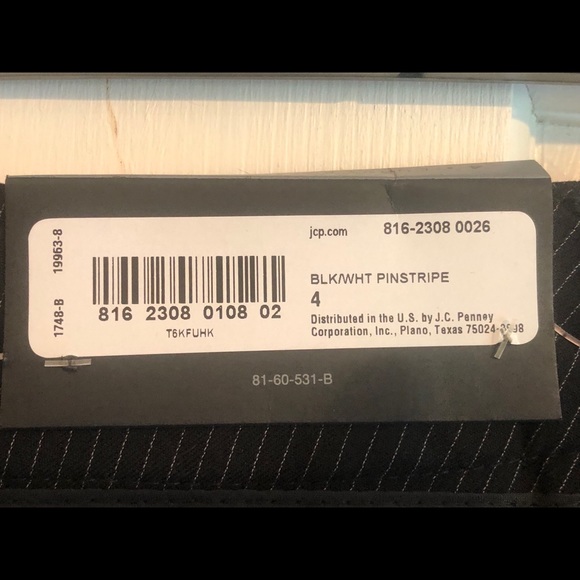 NWT Worthington Curvy Fit Trouser Leg Pants size 4 - Picture 4 of 5